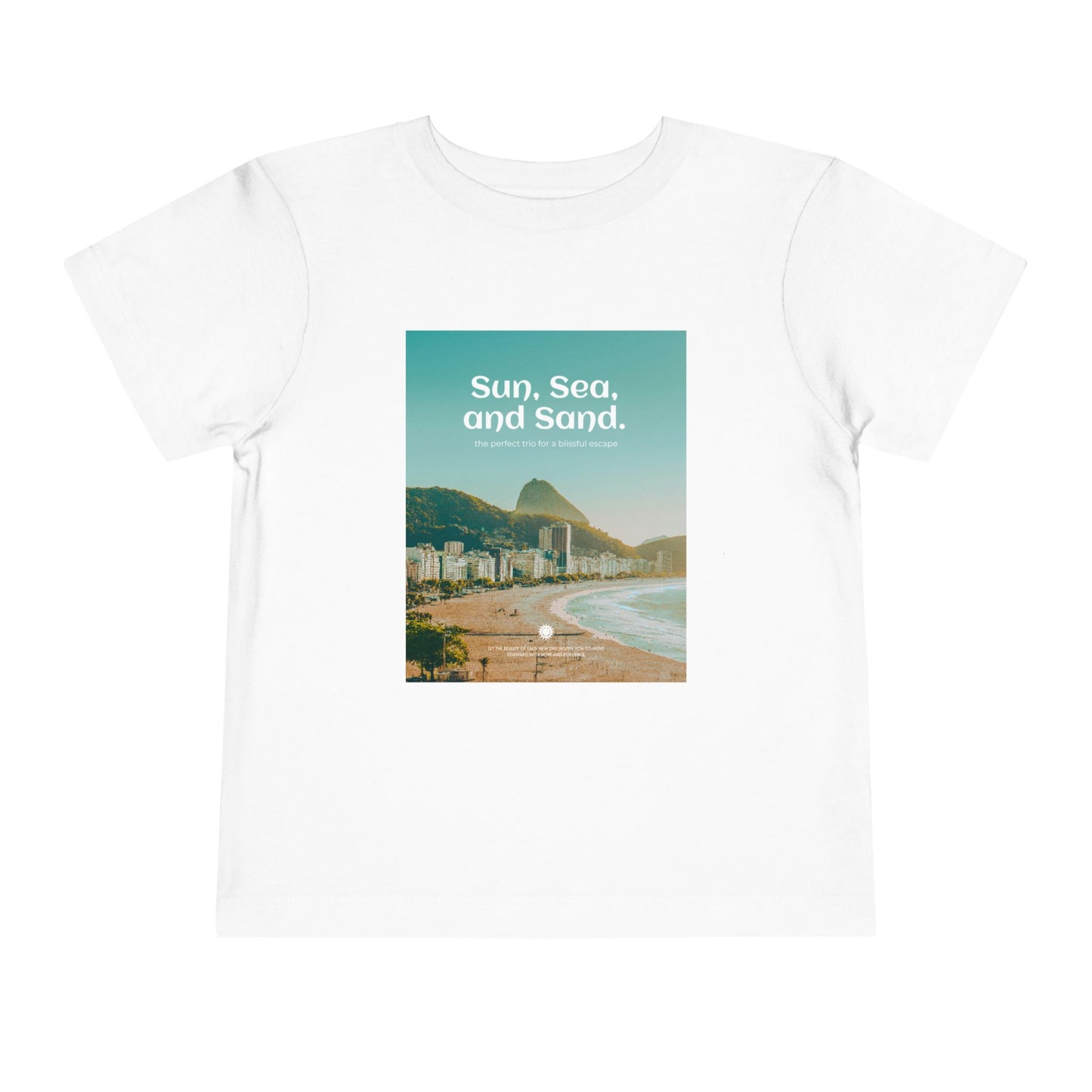 Toddler Beach Vibes Tee - Sun, Sea, and Sand, Summer Clothes, Vacation Outfit, Kids' Apparel, Beach Fun Shirt