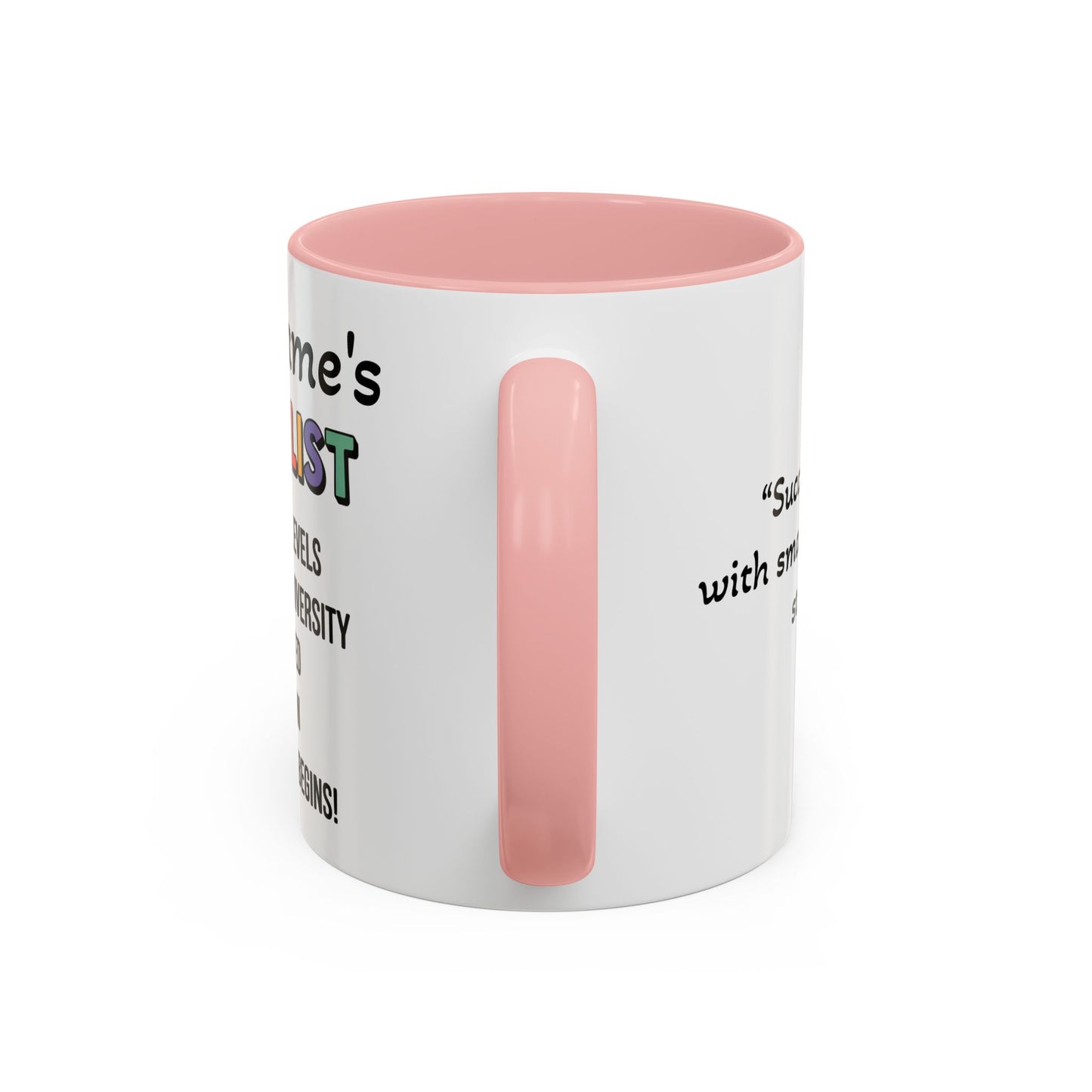 University To-Do List Coffee Mug: Motivational Student Gift