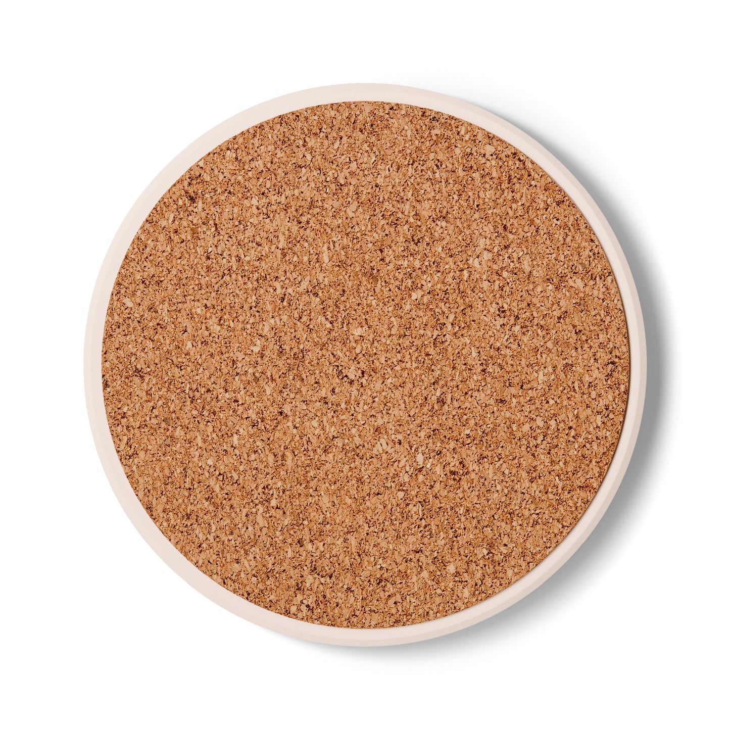 Ceramic Coaster Set: Round or Square with Cork Back