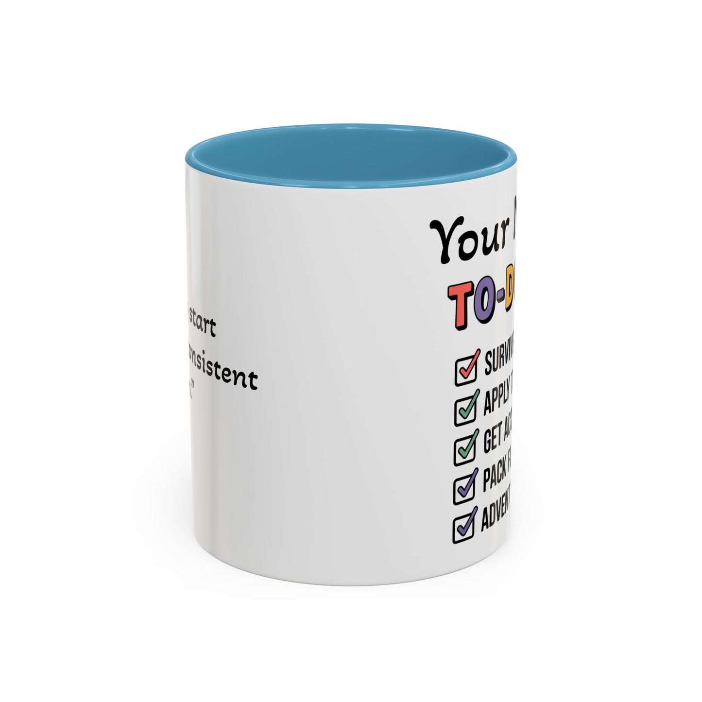 University To-Do List Coffee Mug: Motivational Student Gift