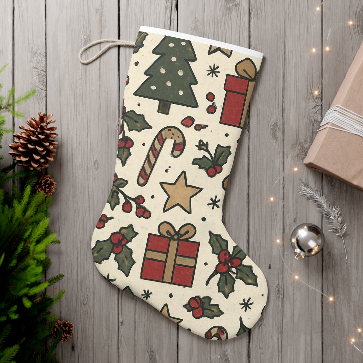 Cozy Holiday Stocking, Christmas Decor, Personalized Gift, Festive Home Accent, Kids Christmas Joy, Seasonal Traditions