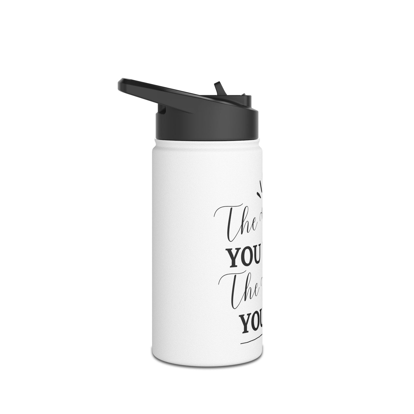 Motivational Stainless Steel Water Bottle - Work Hard, Stay Hydrated | Fitness, Gym, Gift, Eco-Friendly, Travel